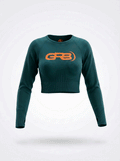 GR8S Pro Performance Crop Top (Deep Teal)