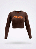 GR8S Pro Performance Crop Top (Earth Brown)