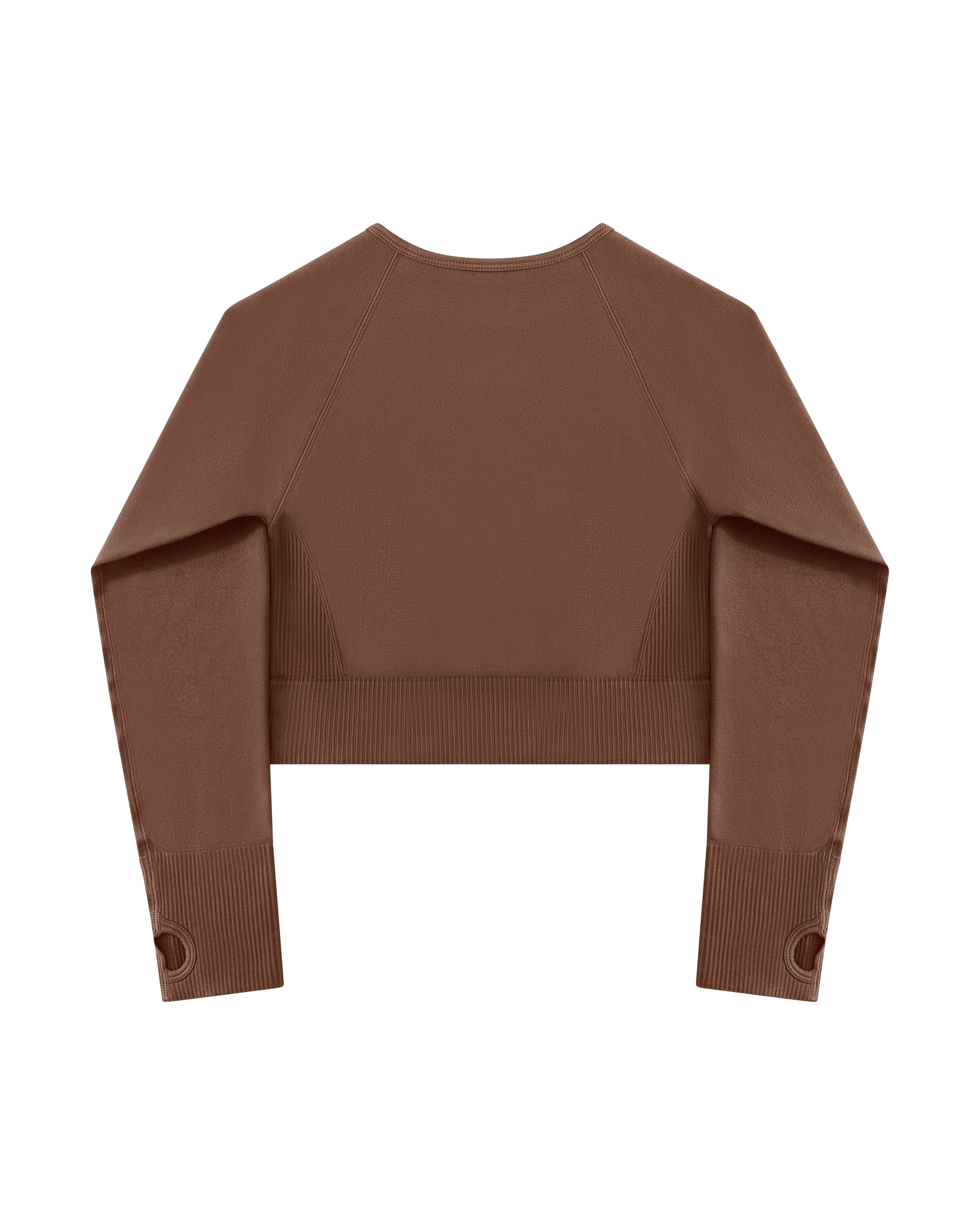 GR8S Pro Performance Crop Top (Earth Brown)